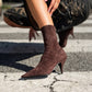 OF - Jeffrey Campbell Looker dark brown suede