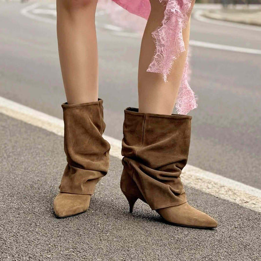 OF - Tronchetto Pascal camoscio taupe