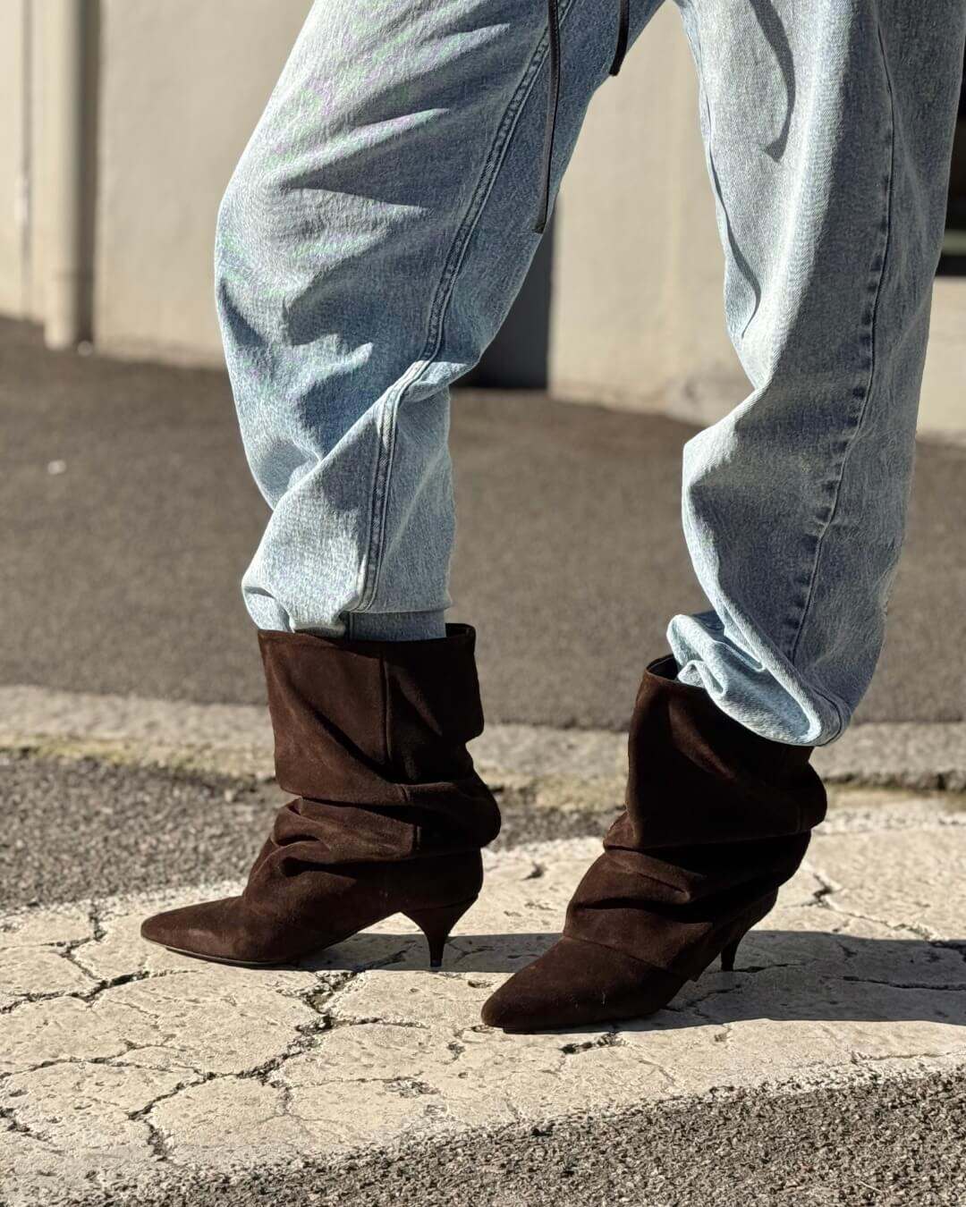 OF - Tronchetto Pascal camoscio testa di moro