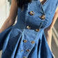 OF - Abito Rita denim blue