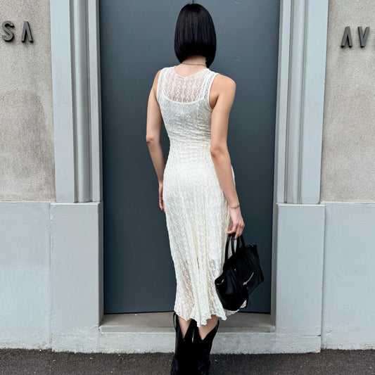 OF - Abito Selena pizzo avorio