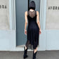 OF - Abito Selena pizzo nero