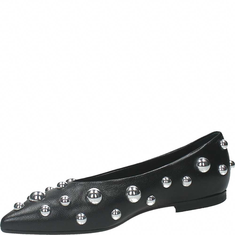 LM - Ballerina Sanji nero con borchie