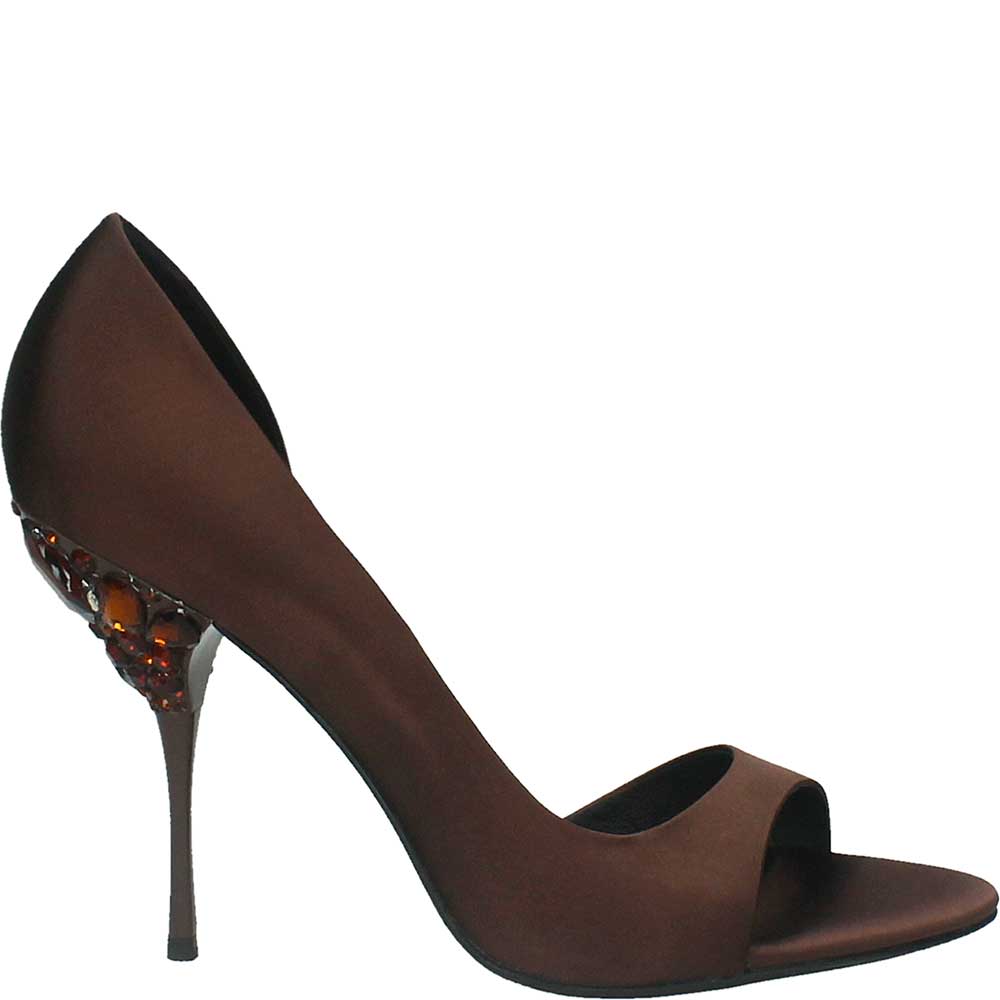 LM - Jeffrey Campbell Alluria satin brown