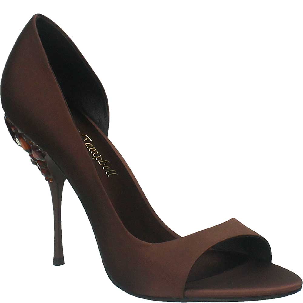 LM - Jeffrey Campbell Alluria satin brown