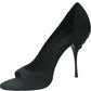 LM - Jeffrey Campbell Alluria satin black