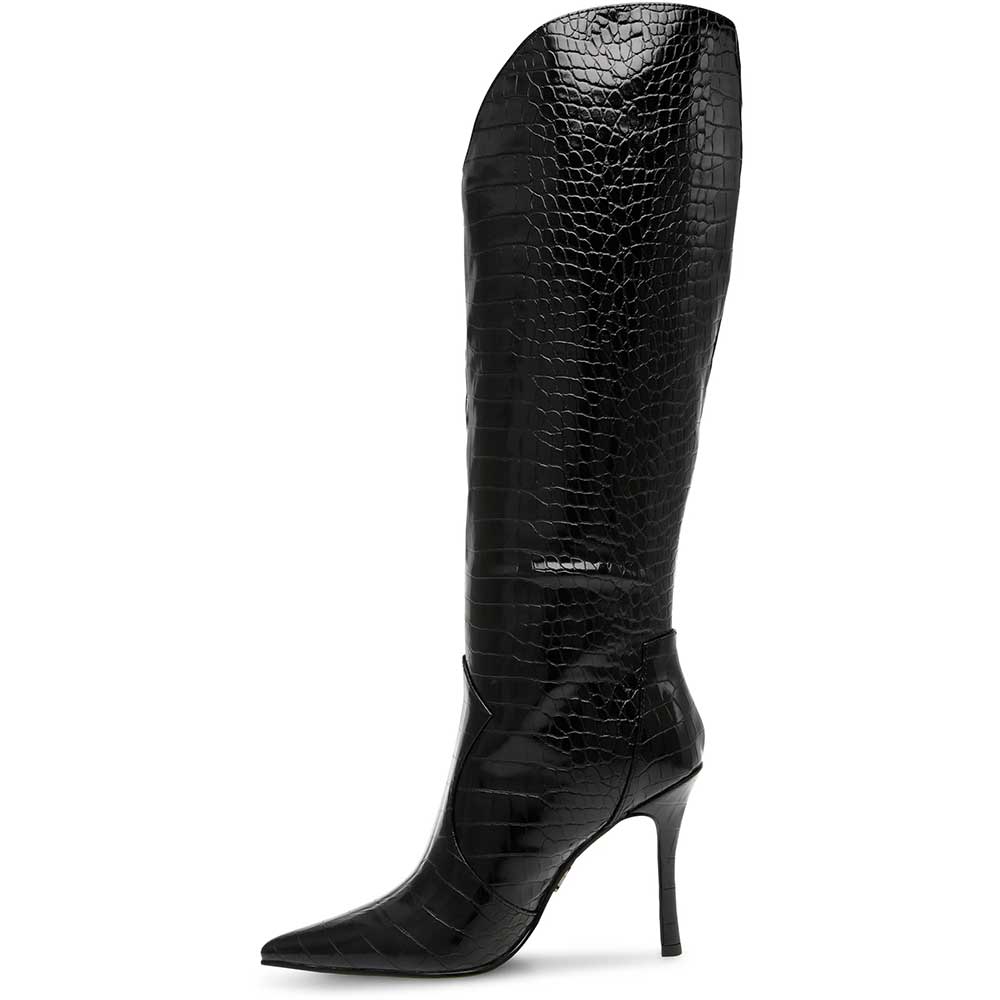 LM - Steve Madden Resolute black croco