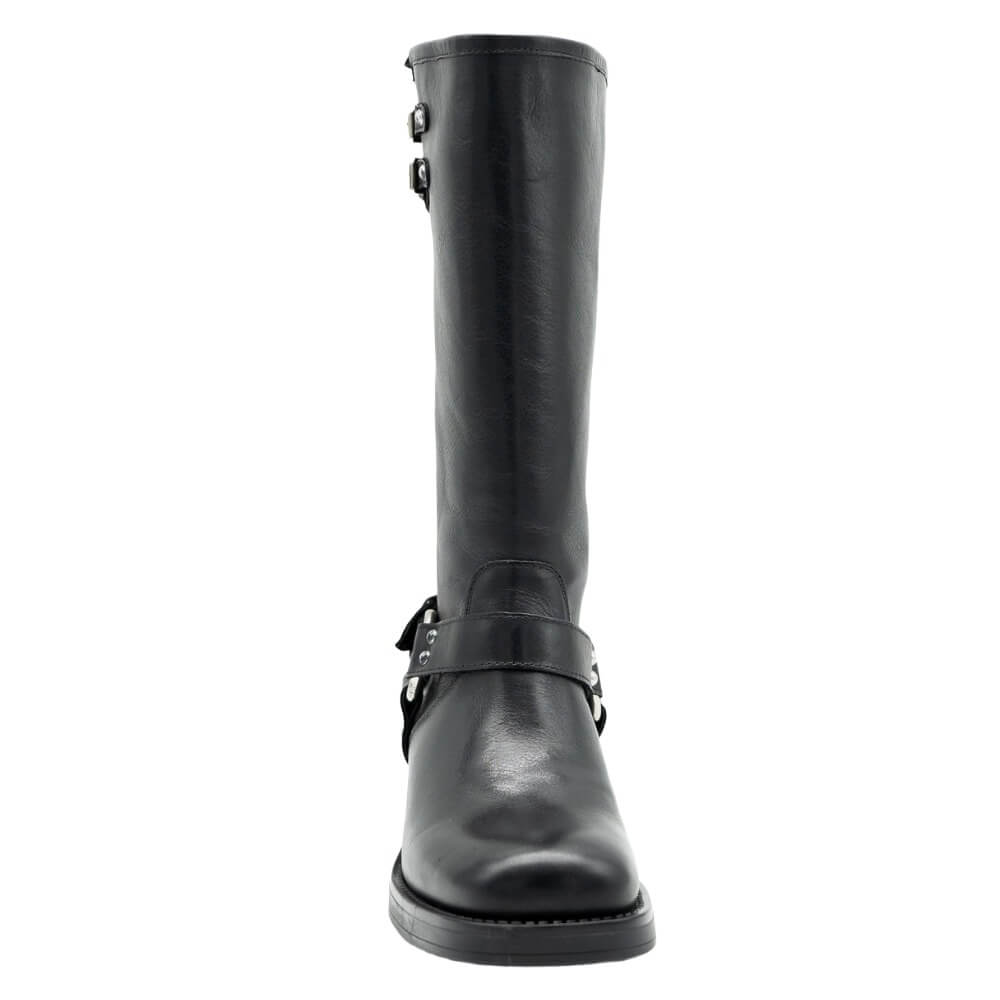 LM - Biker Lucifer con fibbie nero