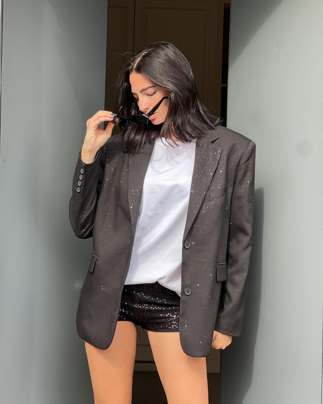 OF - LUMINA Blazer Marble nero