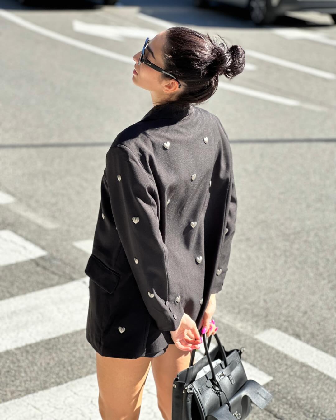 OF - Blazer Silverheart nero