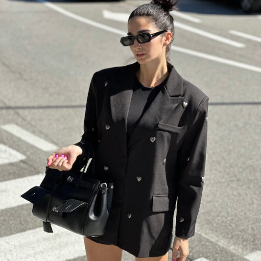 LM - Blazer Silverheart nero