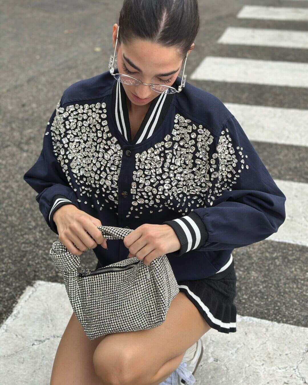 OF - ODI ET AMO Bomber Isaac prezioso blu