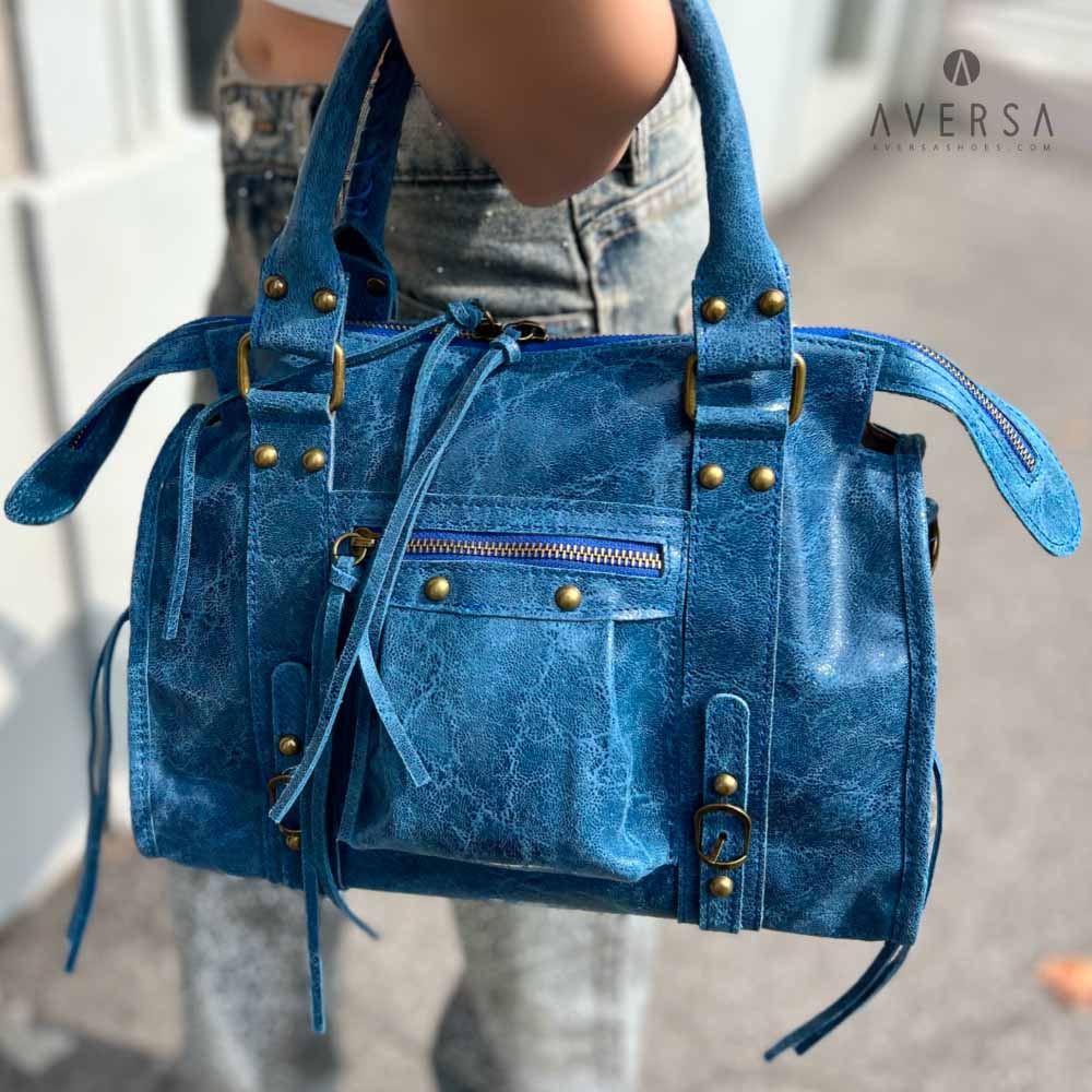 LM - Borsa Cecilia medium blu