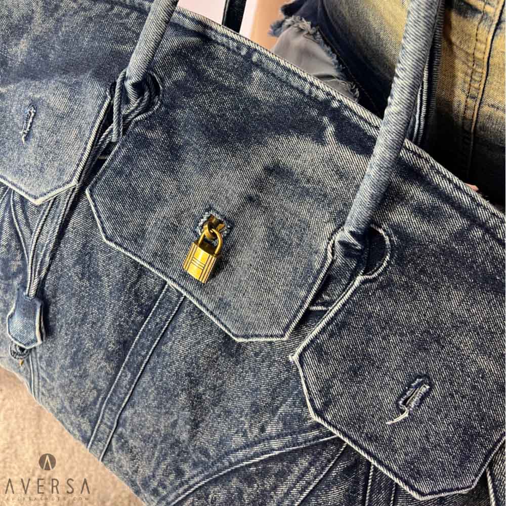 OF - Borsa Chaimal big denim