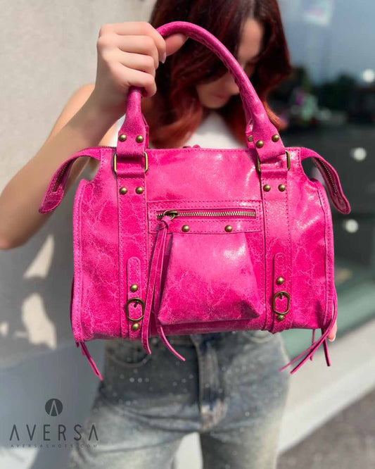 OF - Borsa Cecilia medium fucsia