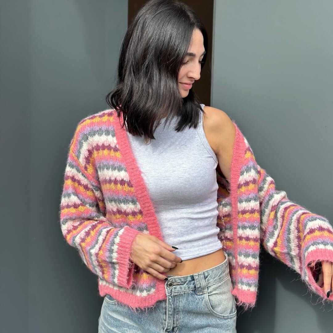 OF - Cardigan Grammy multicolor