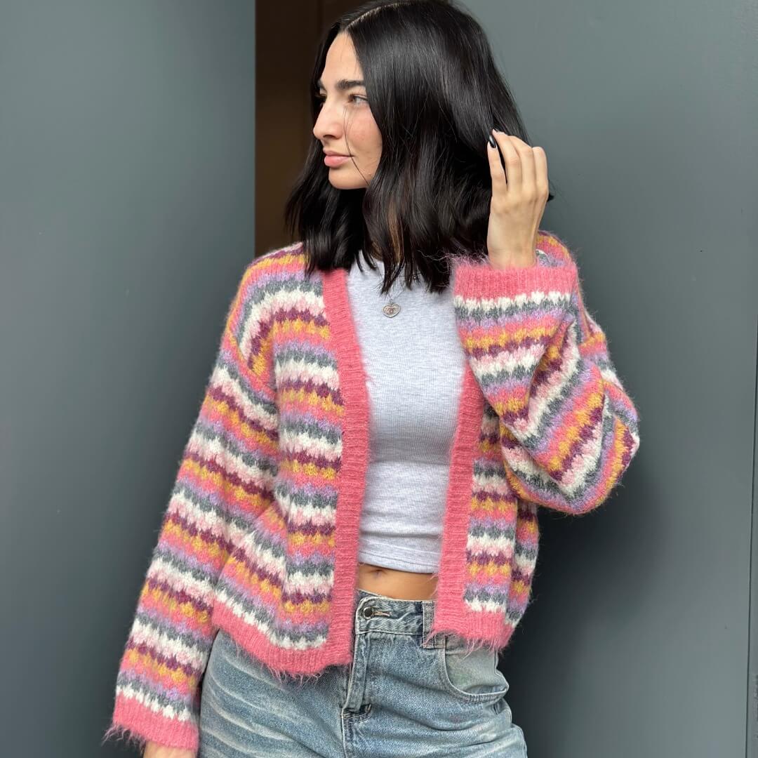LM - Cardigan Grammy multicolor