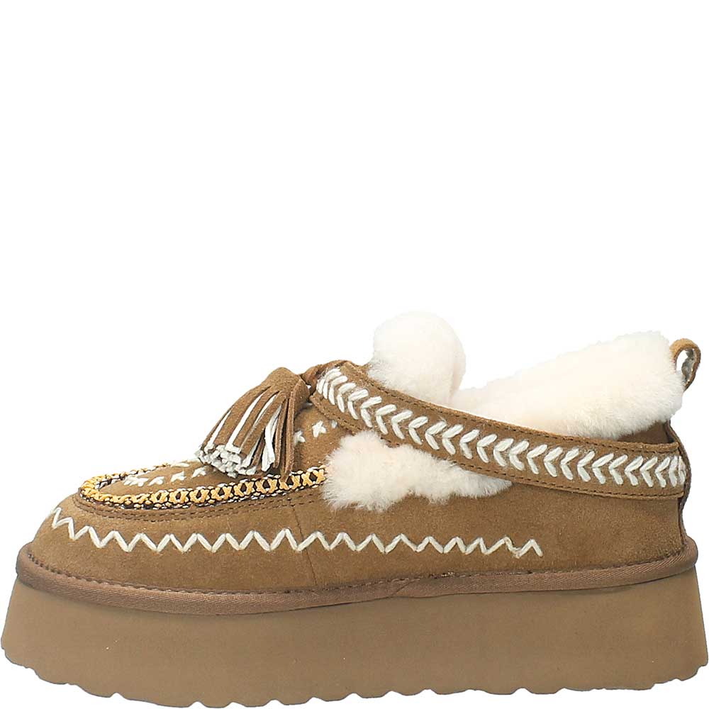 LM - NAN-KU Sabot Clary platform camel con laccio