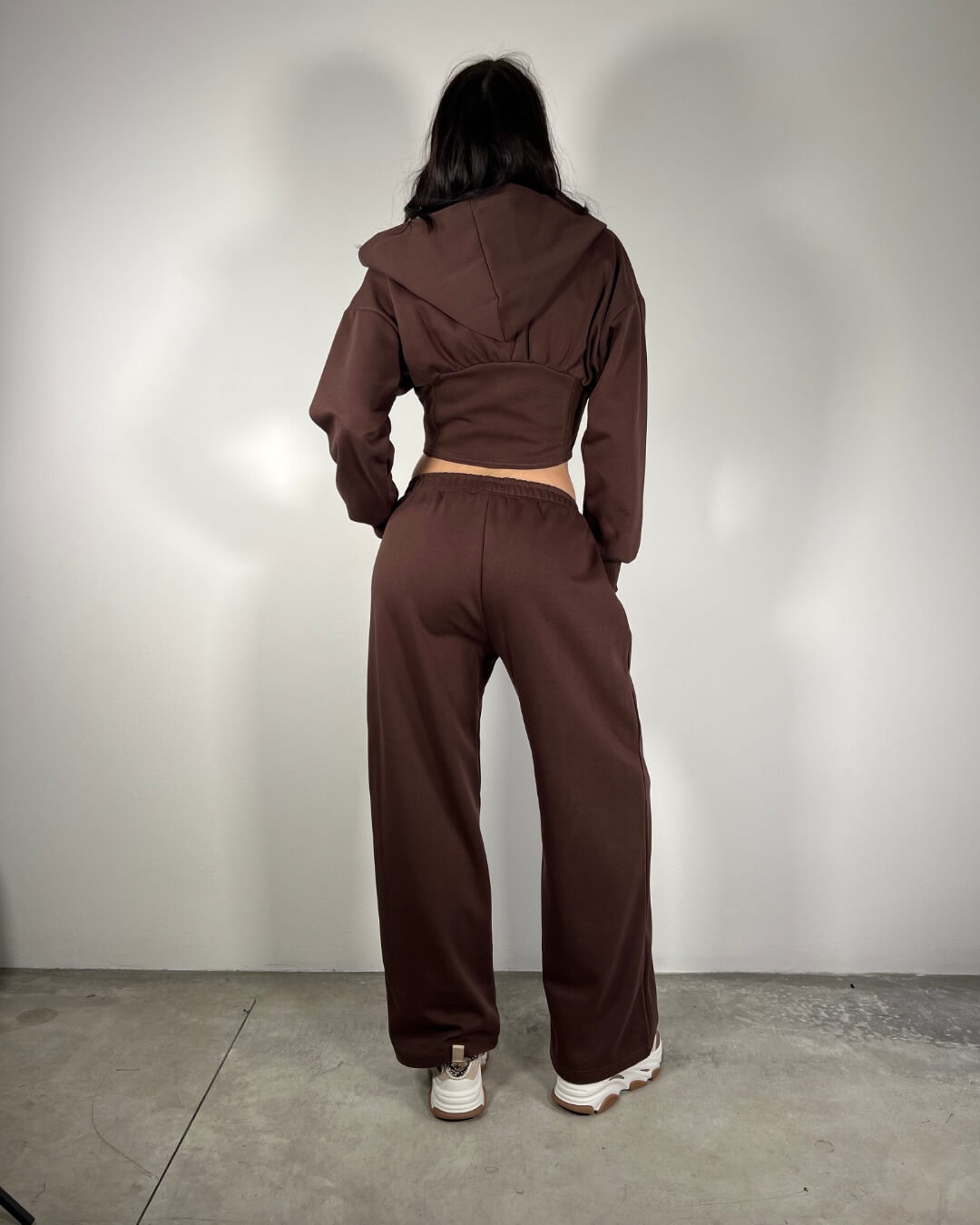 OF - Set tuta Frida marrone