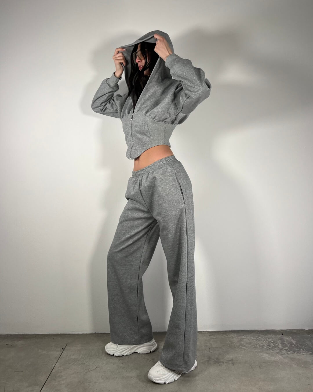 OF - Set tuta Frida grigio