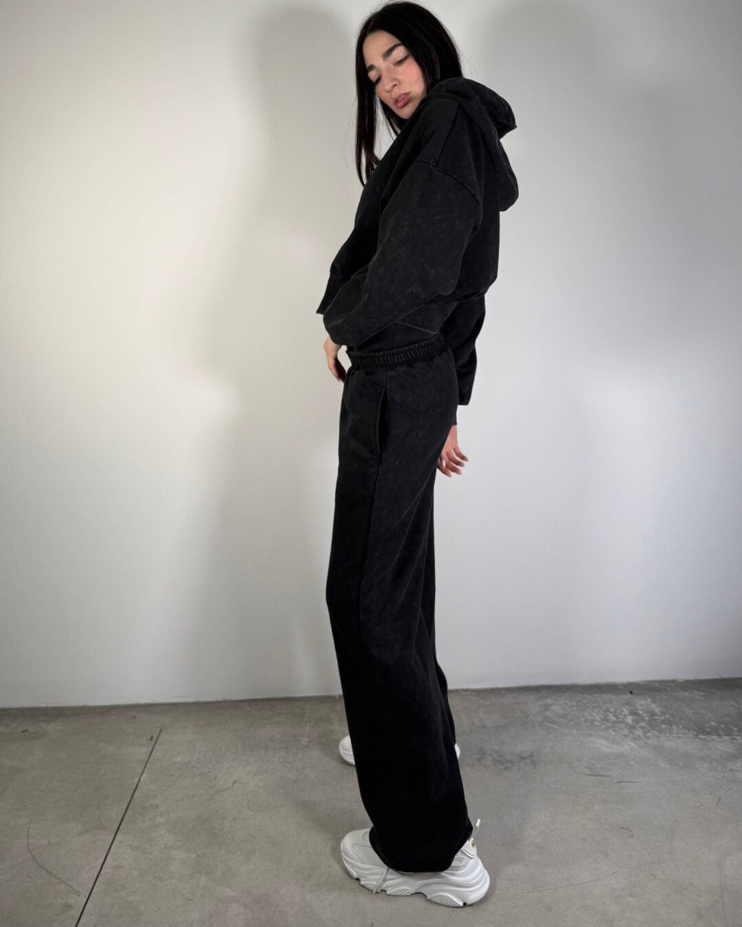 OF - Set tuta Dex nero