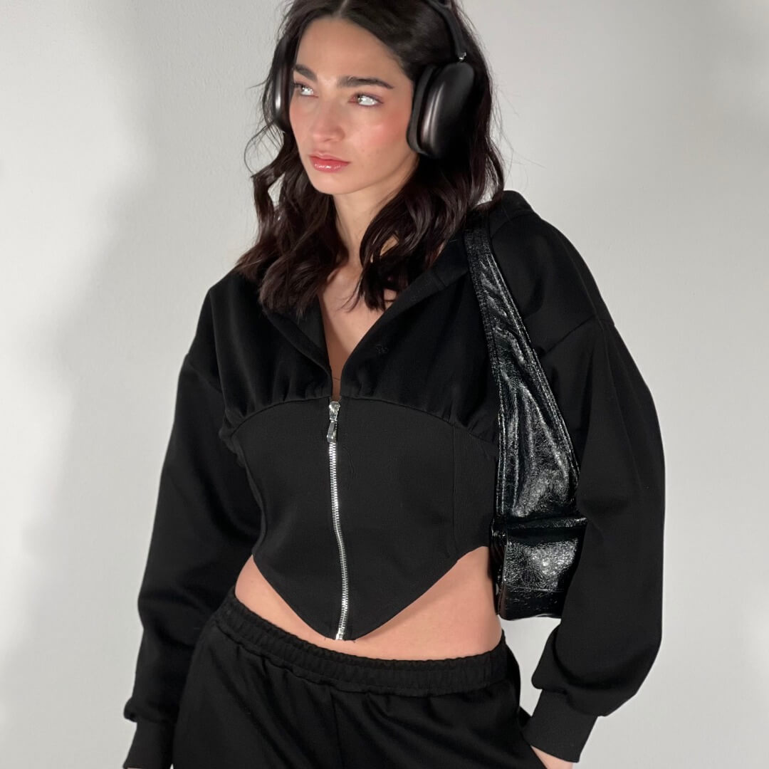 OF - Set tuta Frida nero