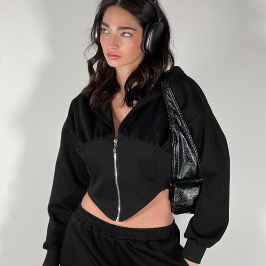 OF - Set tuta Frida nero