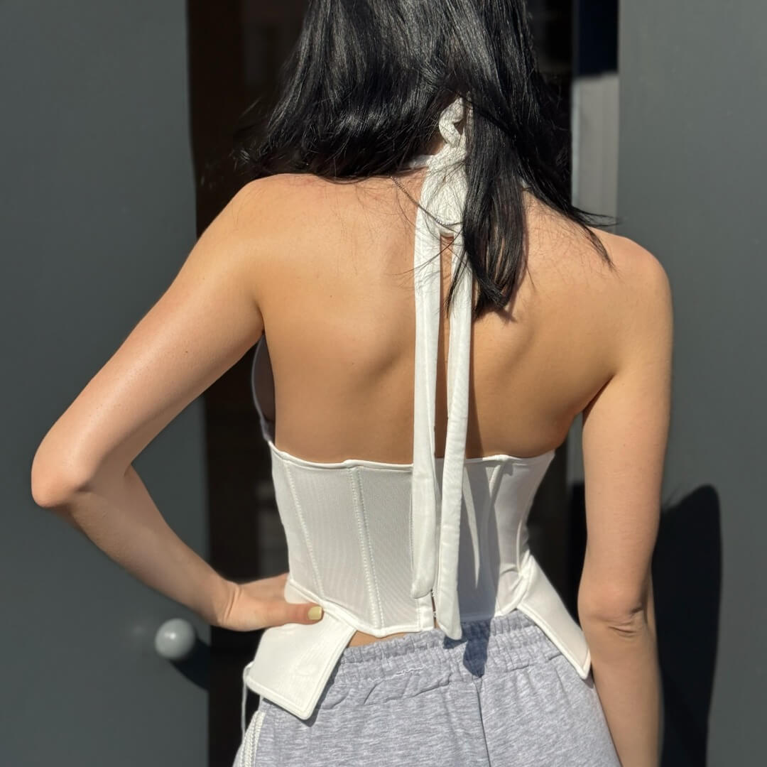 OF - Corsetto Dafne bianco
