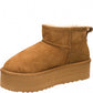 LM - Stivaletto Arlena platform suede camel