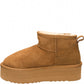 LM - Stivaletto Arlena platform suede camel