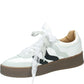 LM - Sneaker Corole bianco con stringhe pizzo