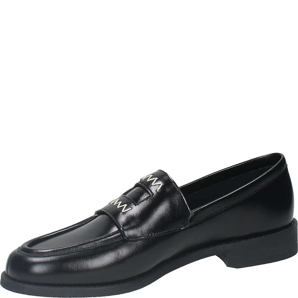 LM - Mocassino Gon nero con fibbie