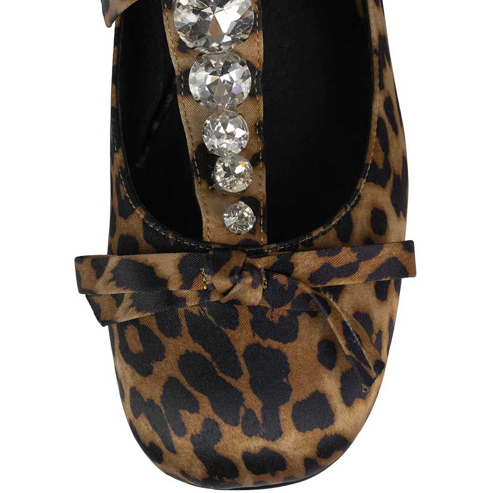 LM - Jeffrey Campbell Guest List leopard satin