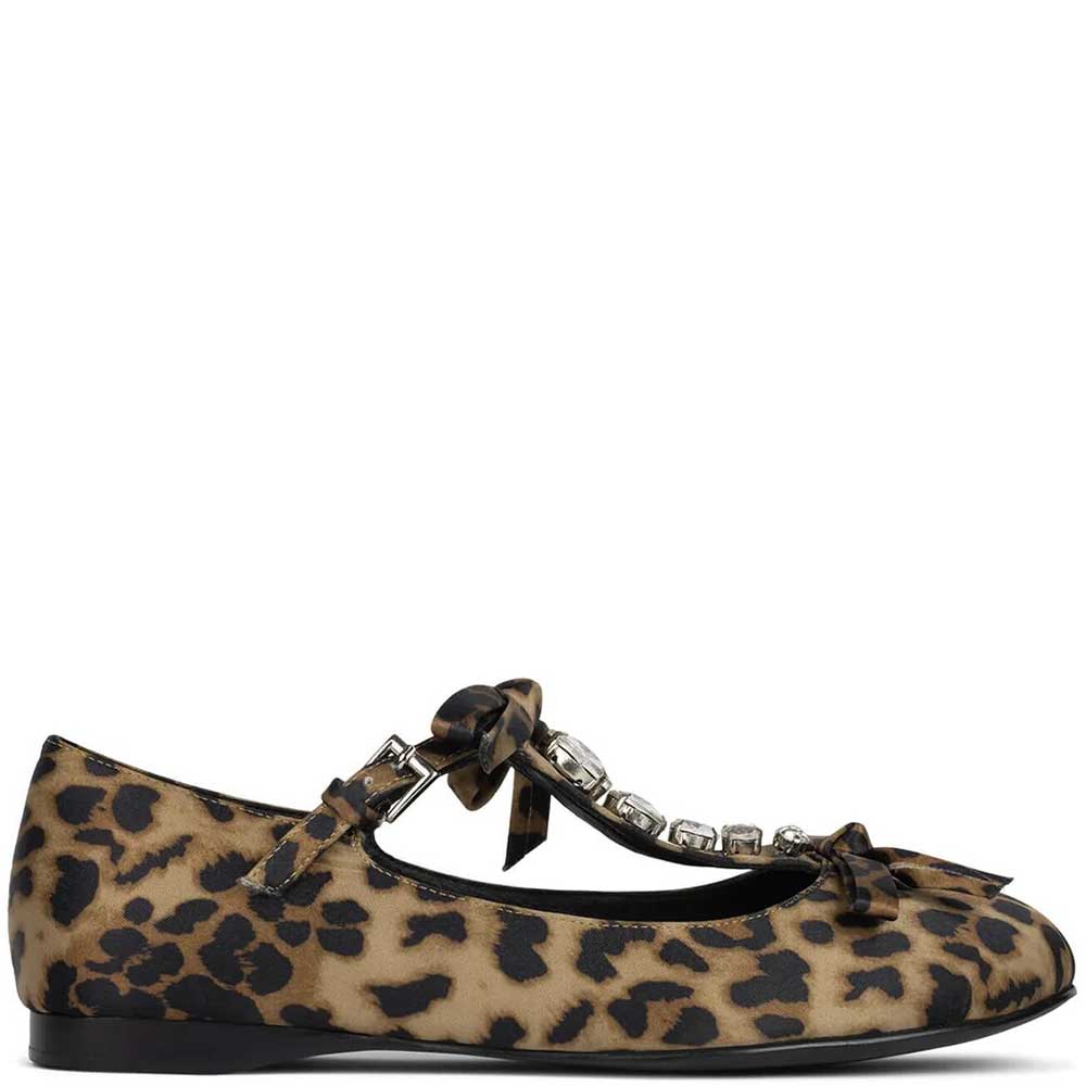 LM - Jeffrey Campbell Guest List leopard satin