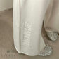 OF - Hinnominate Pantalone a palazzo in maglia white