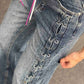 OF - Jeans Trelle blue intreccio lacci