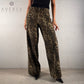 LM - Jeans Baratie animalier con strass