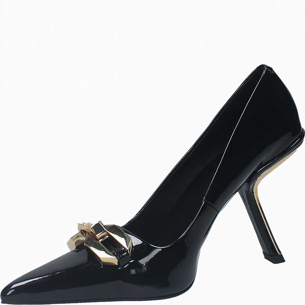 LM - Jeffrey Campbell Slingit-b black patent gold