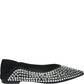 LM - Ballerina Kiki nero con strass