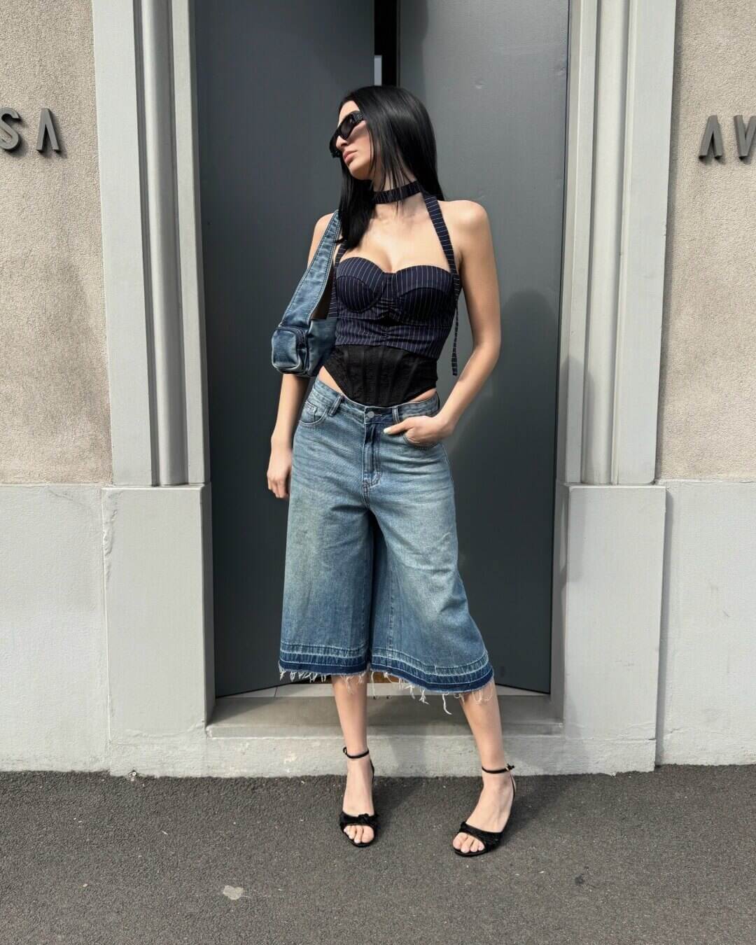 OF - Jorts Faith denim blue