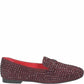 LM - Mocassino Atena strass wine
