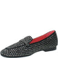 LM - Mocassino Atena strass nero