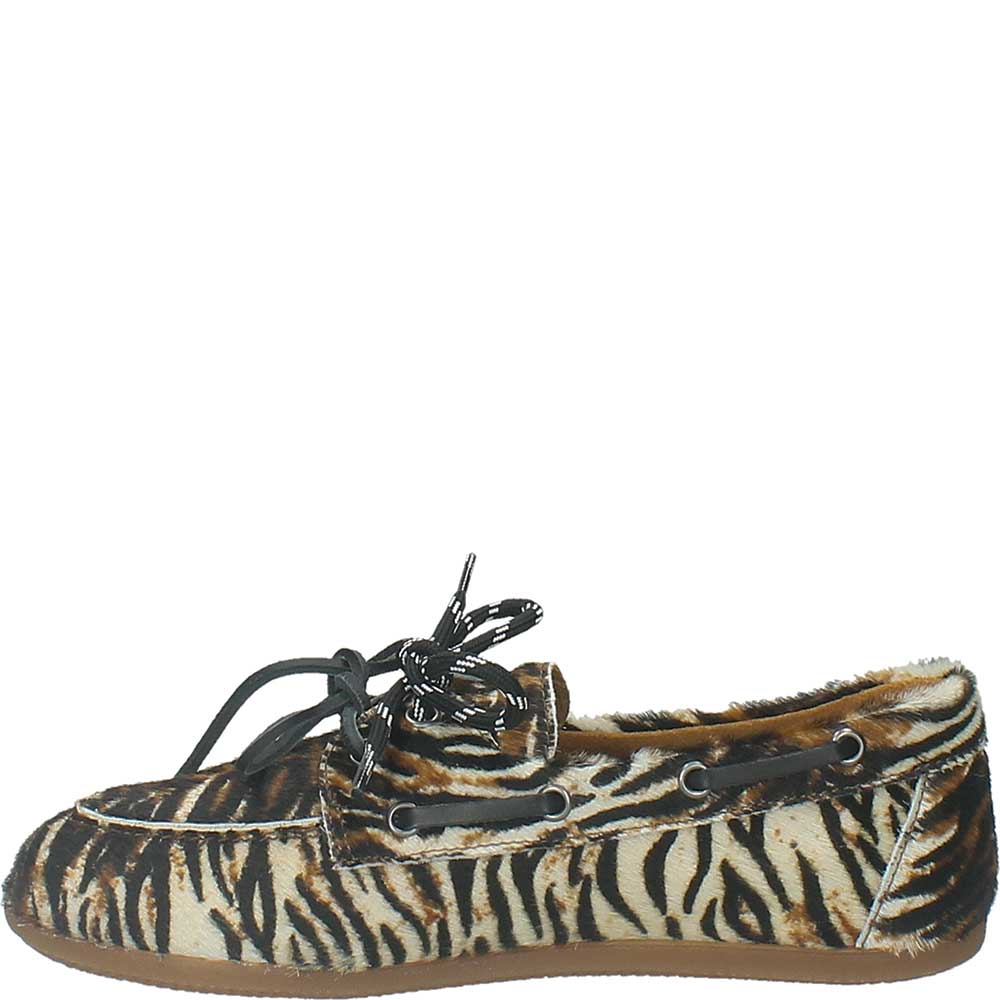 LM - Mocassino Zoe stringato animalier