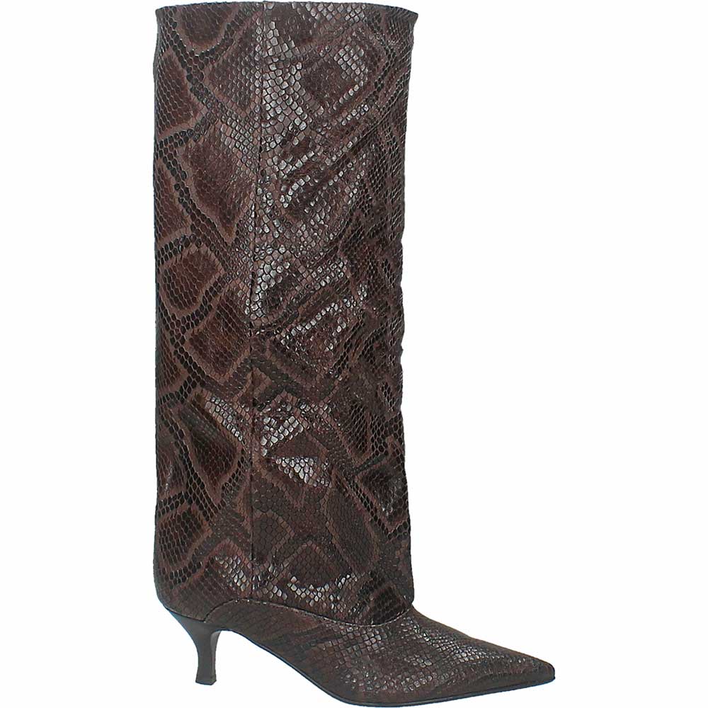 LM - Stivale Patricia snake marrone
