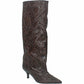 LM - Stivale Patricia snake marrone