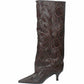 LM - Stivale Patricia snake marrone