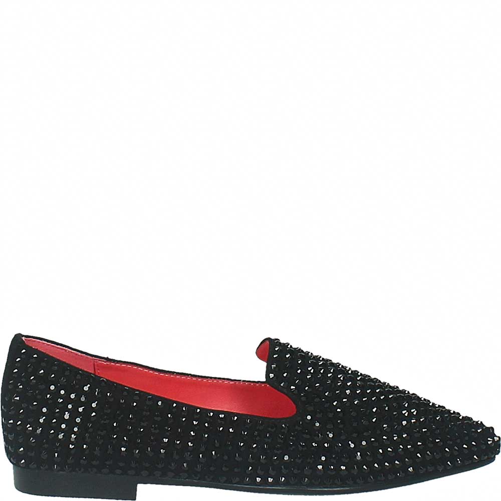 LM - Mocassino Missy strass black