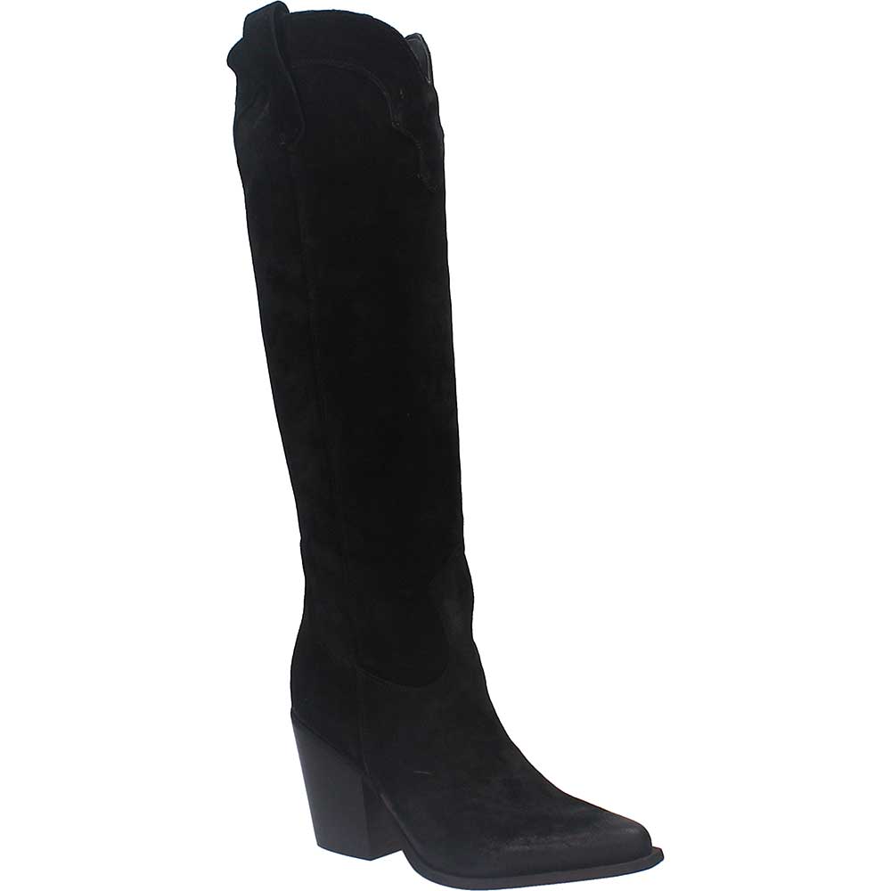 LM - Texano Kimmie suede nero