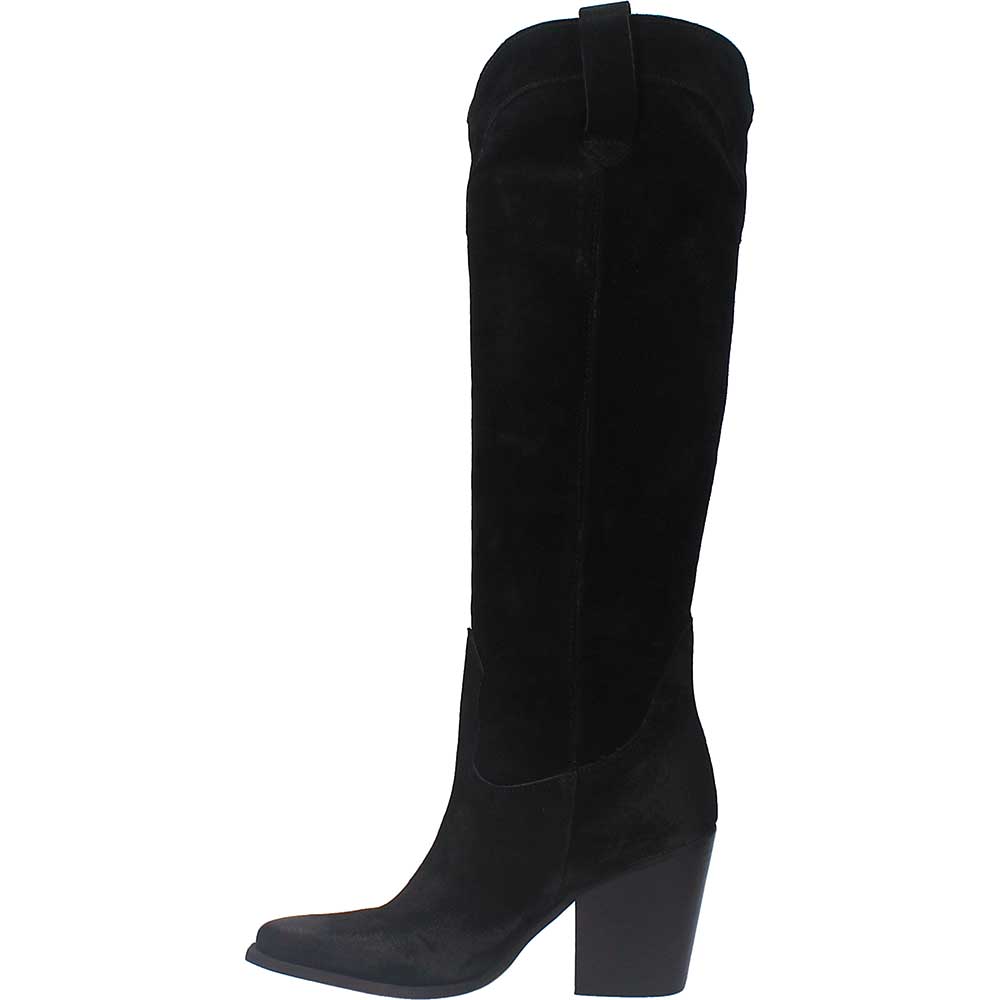 LM - Texano Kimmie suede nero