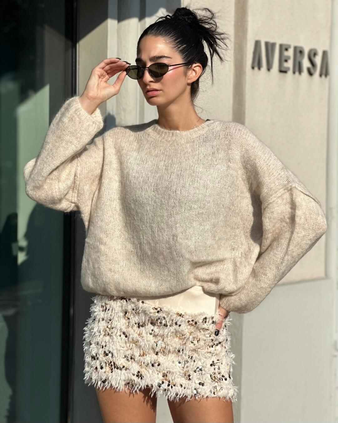 OF - Maglione Theodore beige